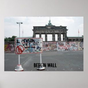 Poster Mur Berlin