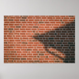 Poster Mur Brown en brique