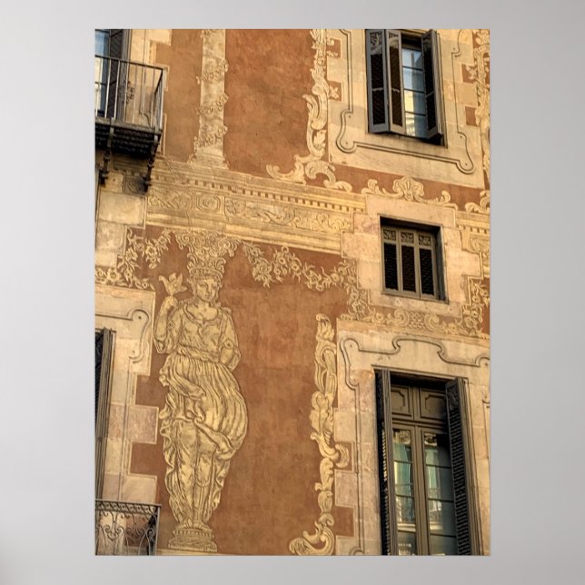 Poster Mur de Barcelone (Devant)