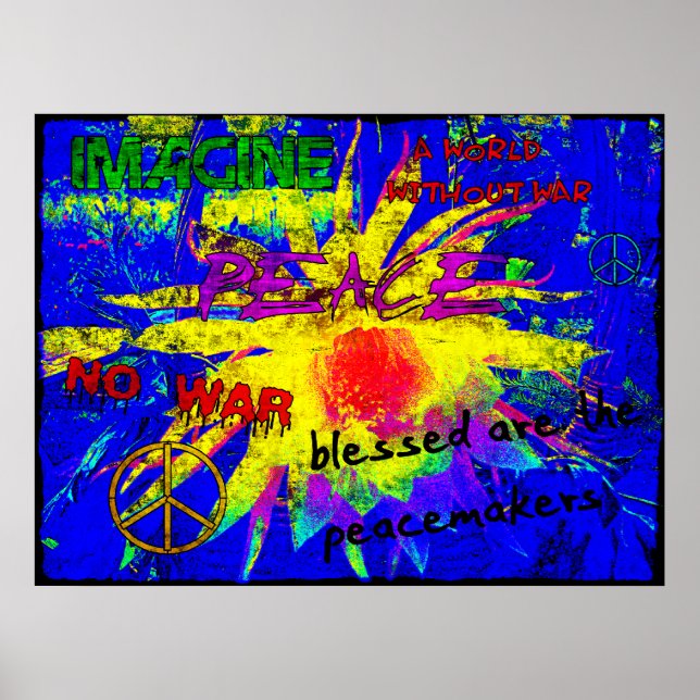 Poster Mur de paix (Devant)