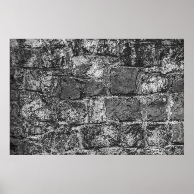 Poster Mur de pierre (Devant)