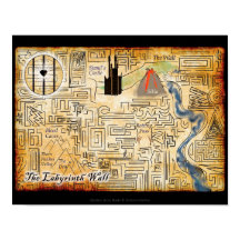 Mur du Labyrinthe Imprimer Carte 14x11
