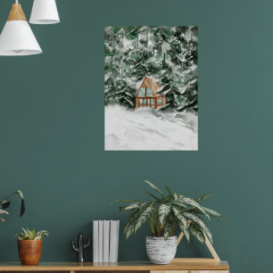 Poster mur du royaume des glaces