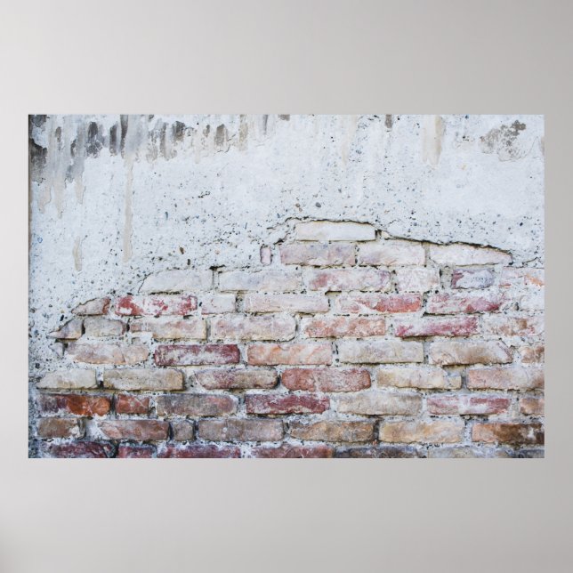 Poster Mur en béton gris (Devant)