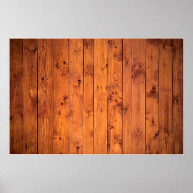 Poster Mur en bois vintage (Devant)