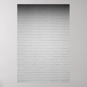 Poster Mur en briques blanches