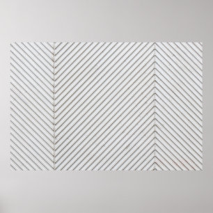 Poster Mur noir et blanc