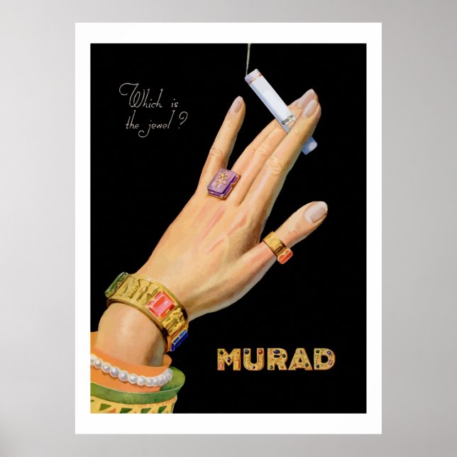Poster MURAD (annonces Vintages des années 1920) (Devant)