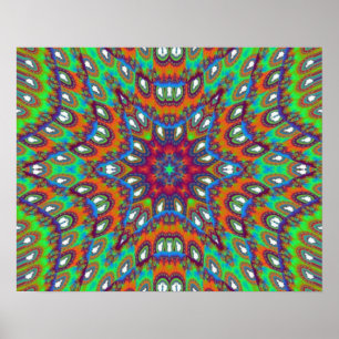 Poster murale du kaléidoscope