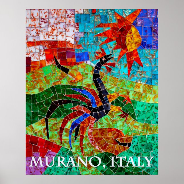 Poster Murano Mosaic II (Devant)