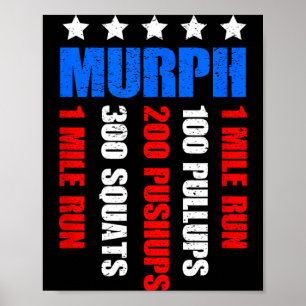 Poster Murph 2021 journée du souvenir workout patriotique