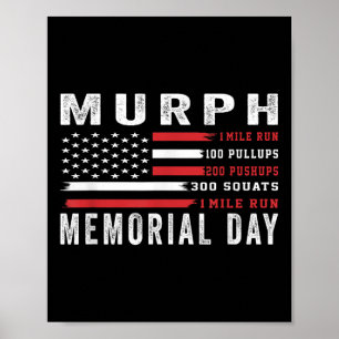 Poster Murph Challenge American Memorial Day entraînement