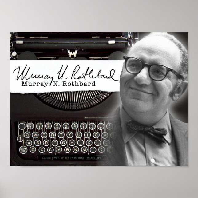 Poster Murray N. Rothbard (Devant)