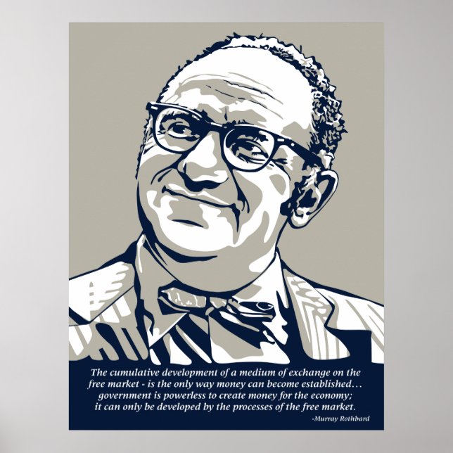 Poster Murray Rothbard (Devant)
