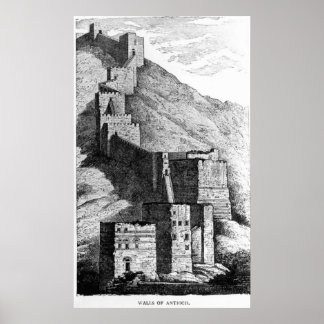 Poster Murs d'Antioche, 1894