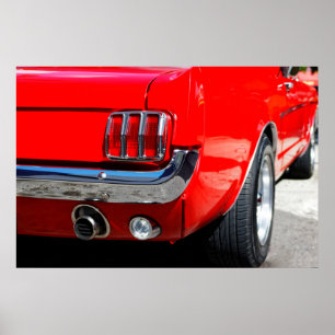 Poster Muscle côté arrière de la voiture