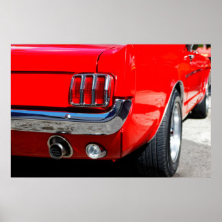 Poster Muscle côté arrière de la voiture