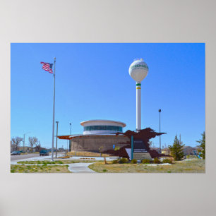 Poster Musée Big Well, Greensburg, Kansas