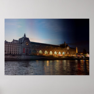 Poster Musée d'Orsay Transition de jour en nuit - Paris