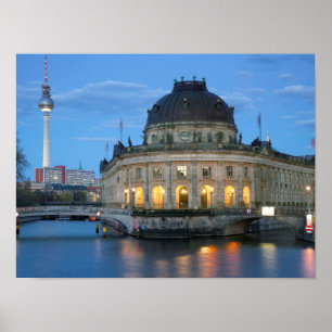 Poster Musée du Bode et Fernsehturm à Berlin