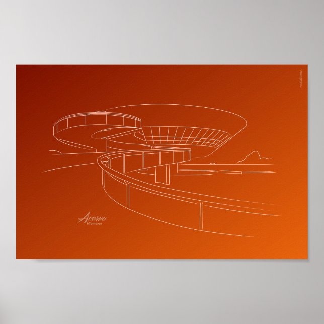 Poster Museu de Arte Contemporânea de Niterói (MAC Nit) (Devant)