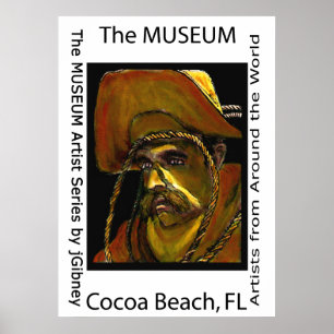 Poster MUSEUM Artist Series par Gibney Cocoa Beach Fl