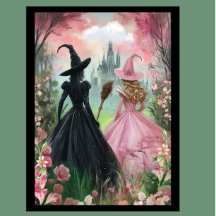 Poster musical de Wicked - Elphaba & Glinda Art Im