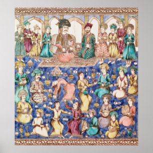 Poster Musicians and dancers