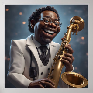 Poster musiciens de jazz