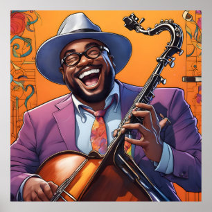 Poster musiciens de jazz