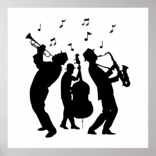 Poster Musiciens de jazz