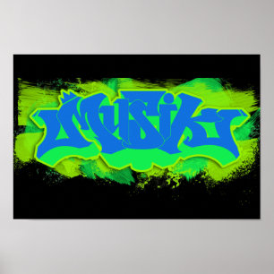 Poster Musik 1 lumineux