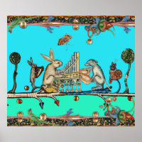 MUSIQUE BESTIAIRE MÉDIÉVAL, Lapin, Chien, Bleu