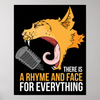 Poster Musique de chat