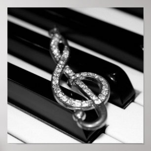 Poster Musique et moi - Piano G-clef