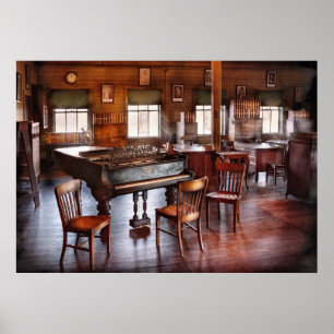 Poster Musique - Le piano à queue