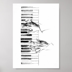 Poster Musique piano