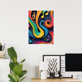 Poster Musique qui oscille