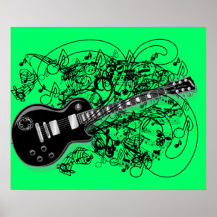 Poster Musique vintage Rock N Roll