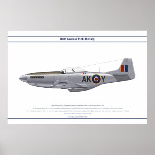 Poster Mustang GB 213 Sqn 1