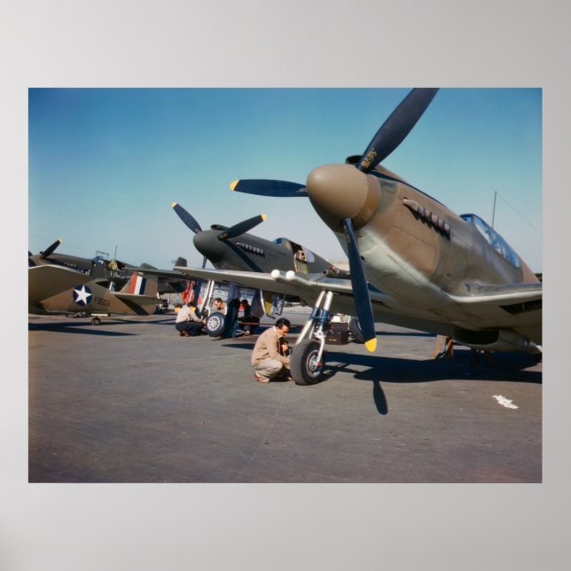Poster Mustangs P-51 (Devant)