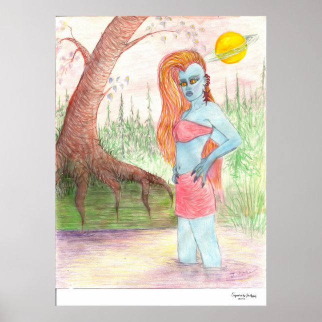 Poster Mutant Anna Anastasia Original, Art Signature (Devant)