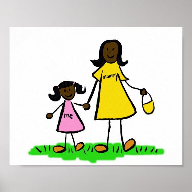 Poster "Mutter und Tochter" (Vorne)