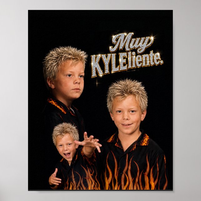 Poster Muy Kyleiente Protège-Canne (Devant)