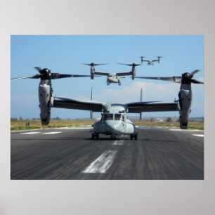 Poster MV-22 Osprey Aircraft