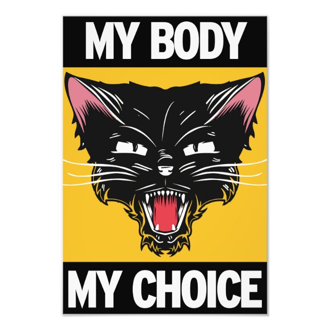 Poster My Body My Choice (Devant)