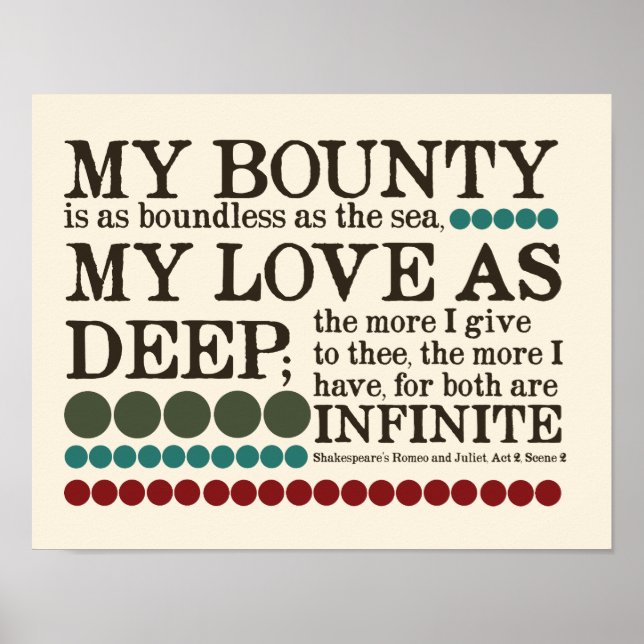Poster My Bounty est aussi sans limites que la mer... (Devant)