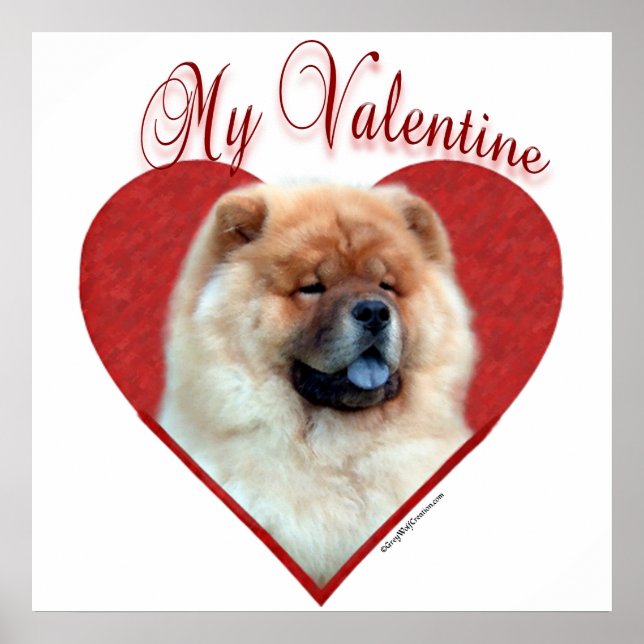 Poster My Chow Chow Valentine (Devant)
