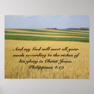 Poster My God will supply