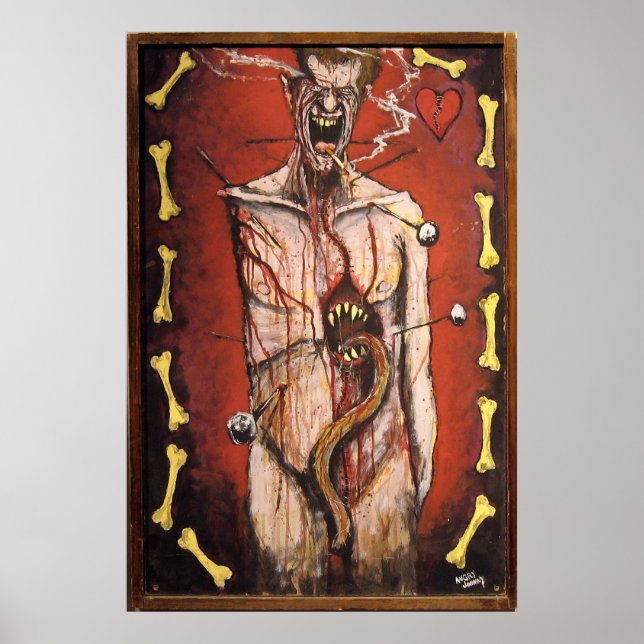 Poster "My Guts" von Angry Johnny (Vorne)